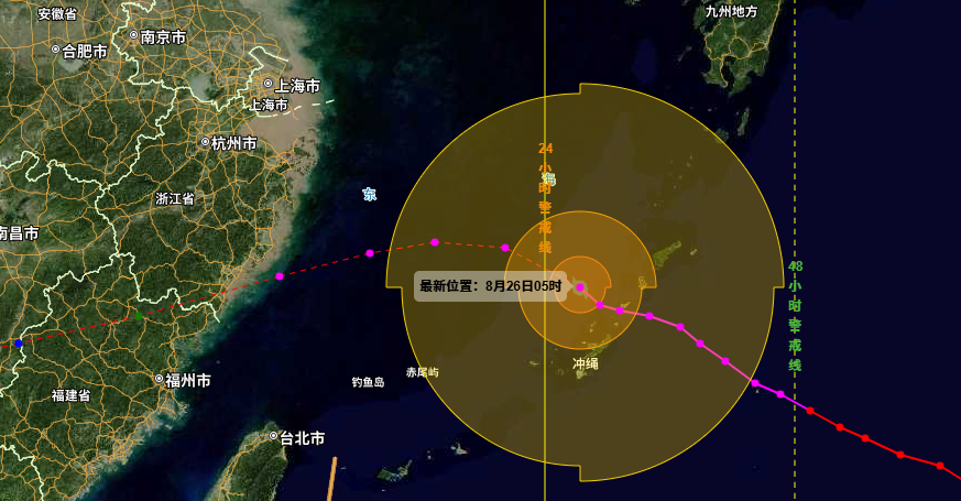 台风“沙德尔”已进入东海，即将进入24小时警戒线！上海今天上午起风力增大，明天将进一步增大！
